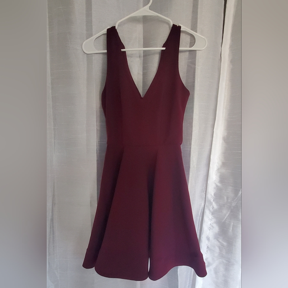 NWOT Burgundy Sleeveless Dress